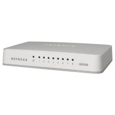 NETGEAR GS208 8 Port Gigabit Ethernet Unmanaged Switch
