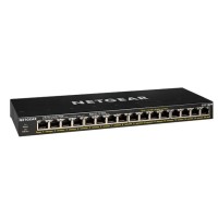 Netgear GS316P 16-Port Gigabit Ethernet Unmanaged PoE+ Switch with FlexPoE (115W)
